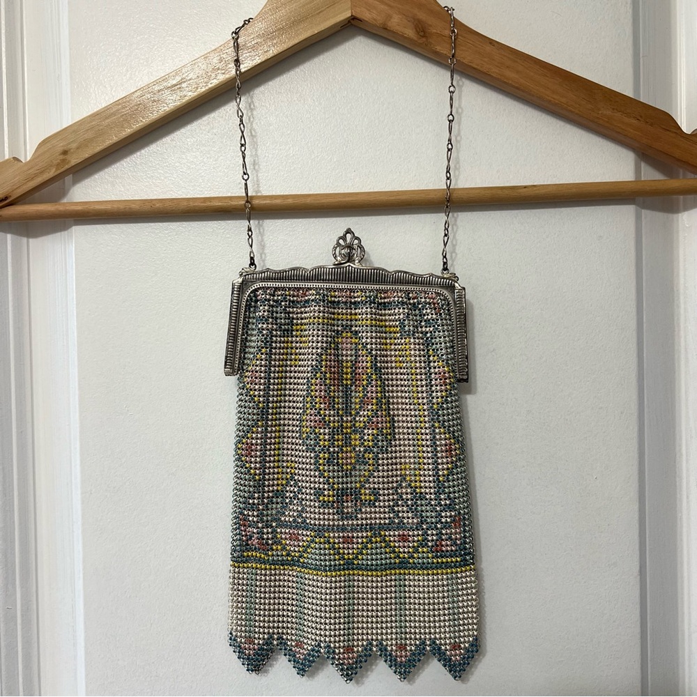 Antique Whiting & Davis Art Deco Mesh Bag - Picture 4 of 16